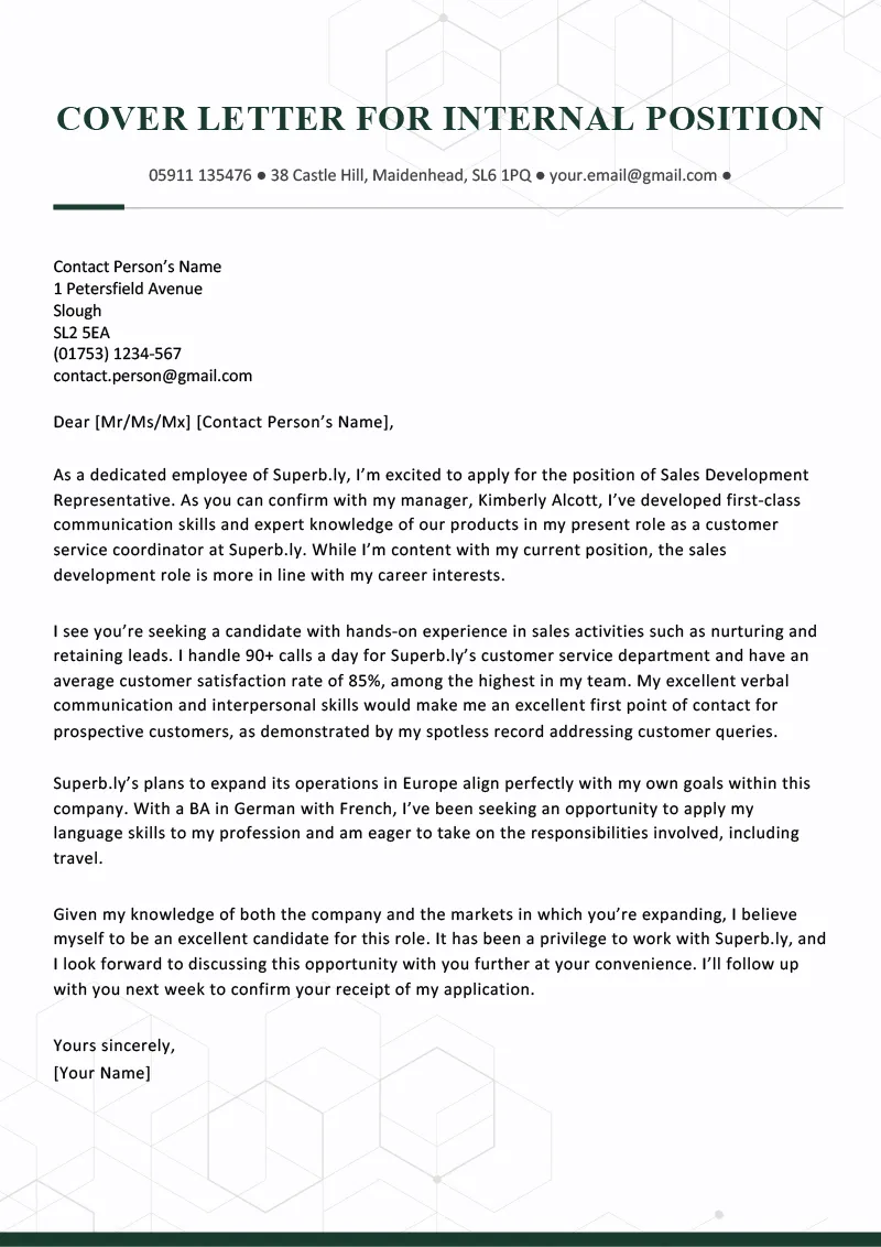40898 cover letter internal position 3
