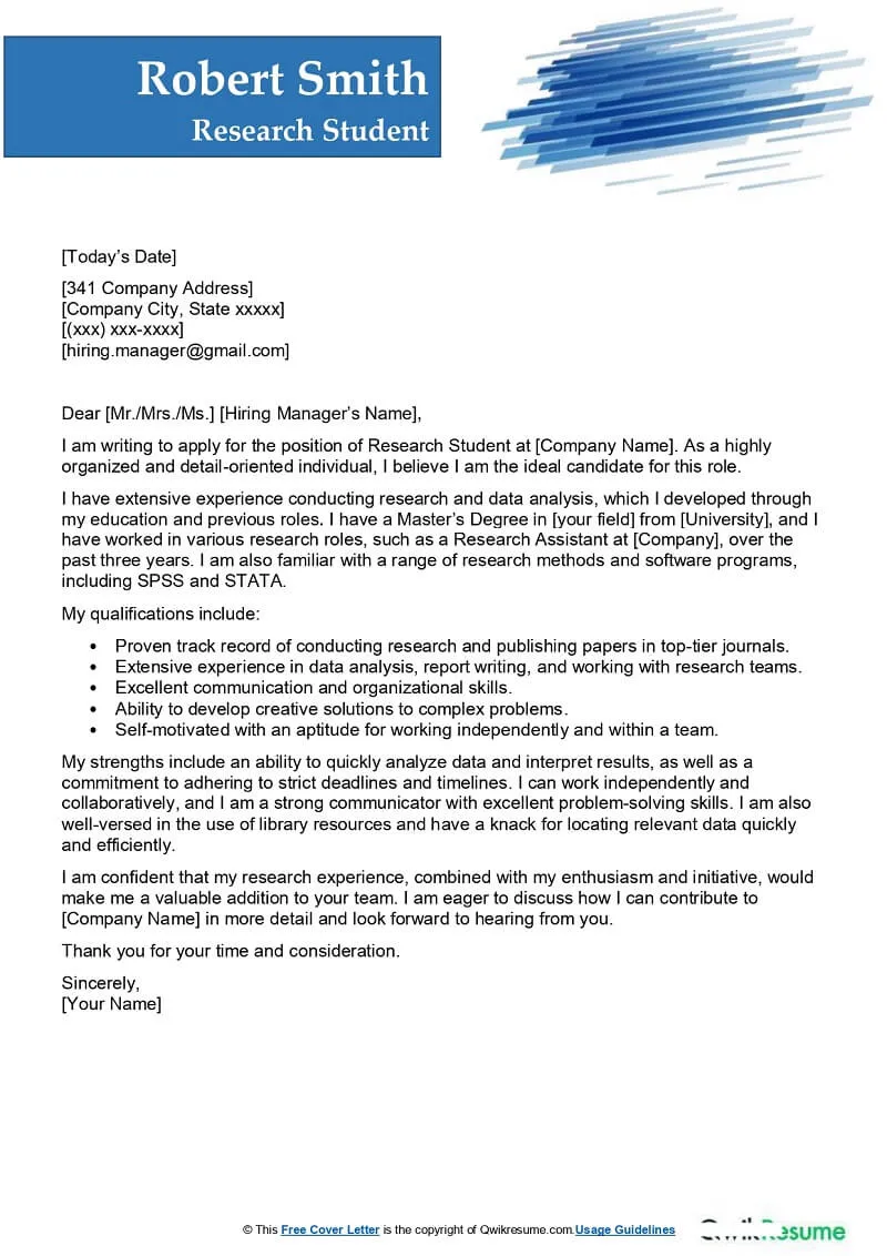 40900 cover letter formatting