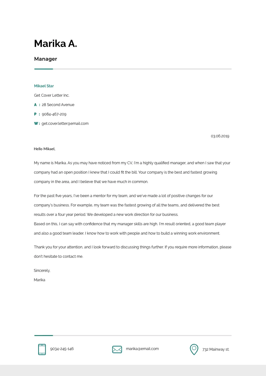 40906 counselor cover letter header