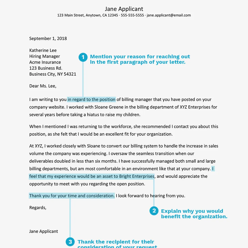 40913 professional cover letter
