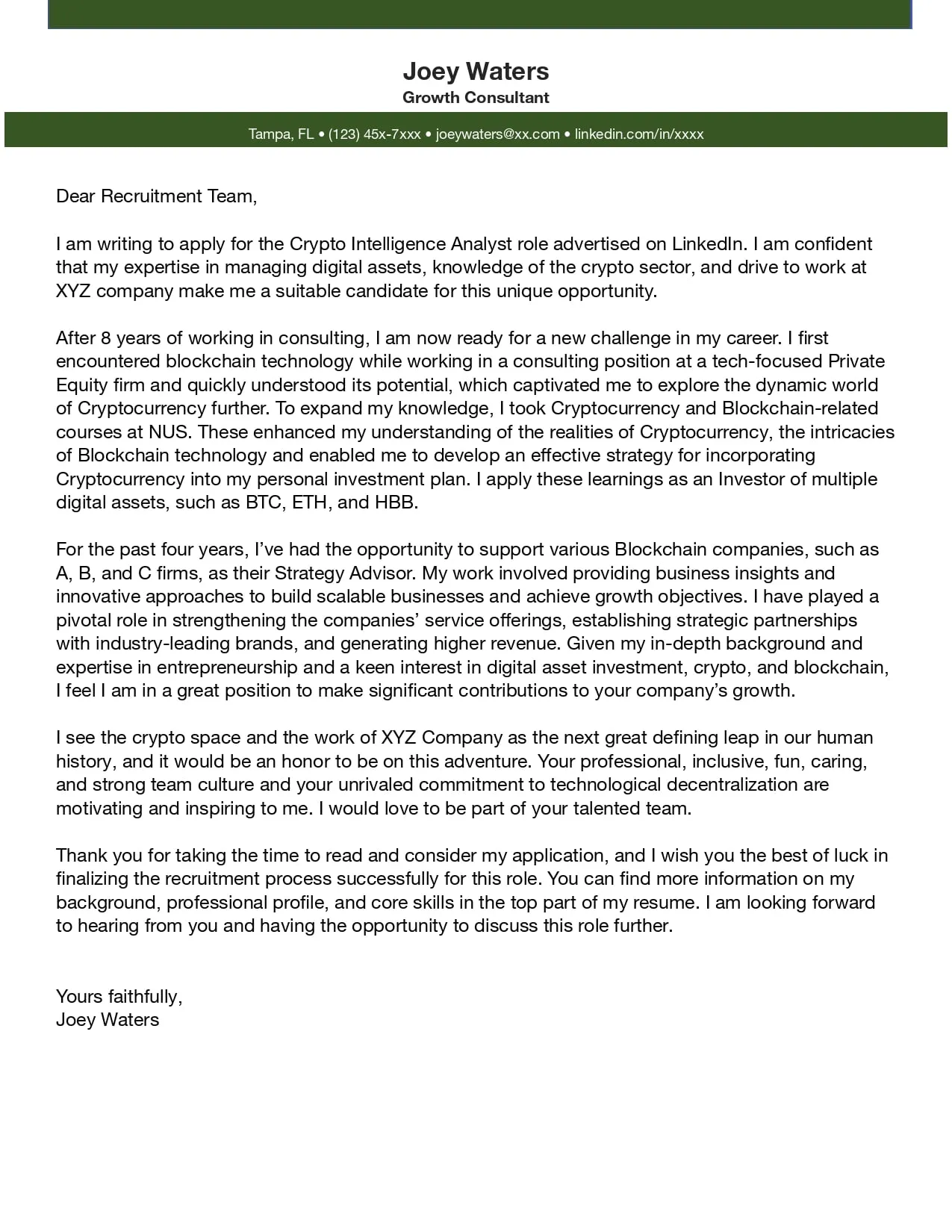 40914 cover letter creative