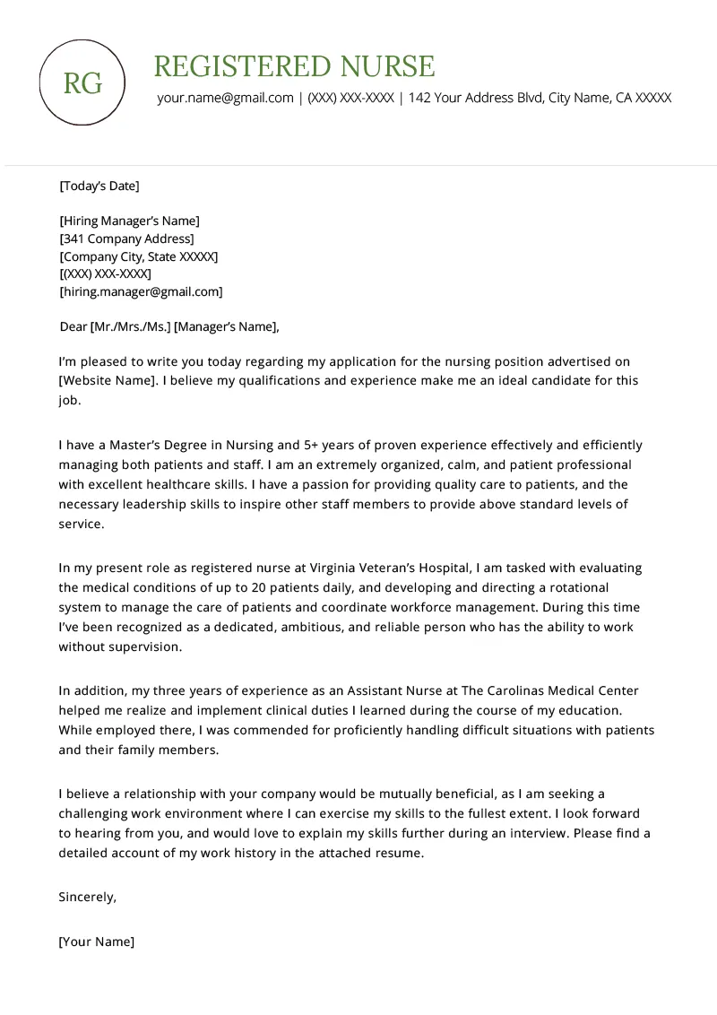 40922 cover letter formatting