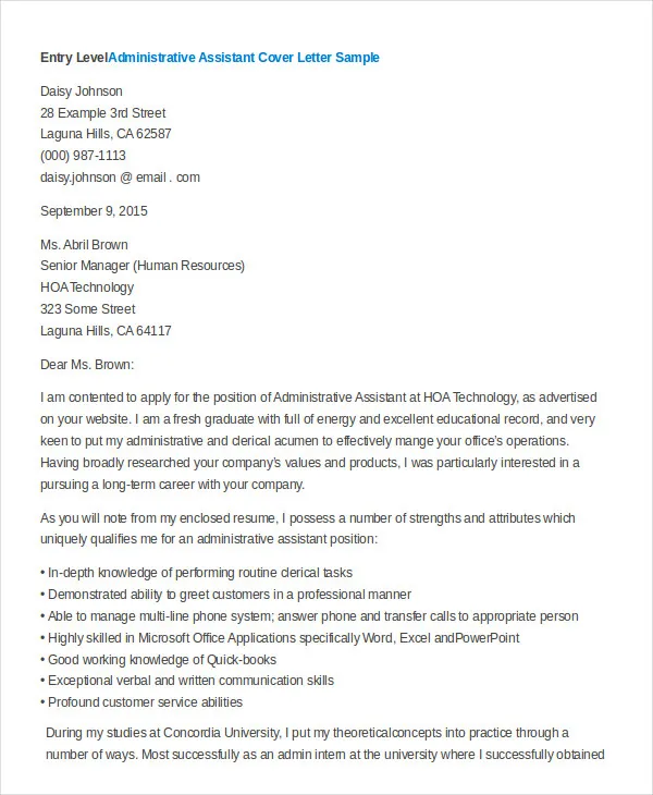 40927 action verbs cover letter