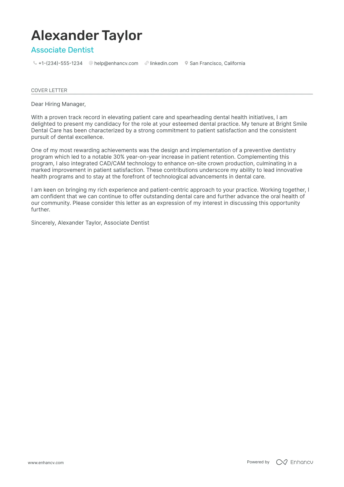 40932 dentist experience section