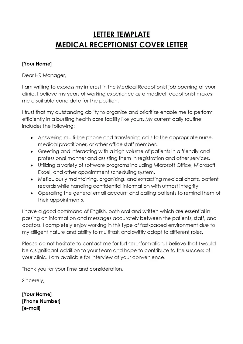 40938 cover letter formatting