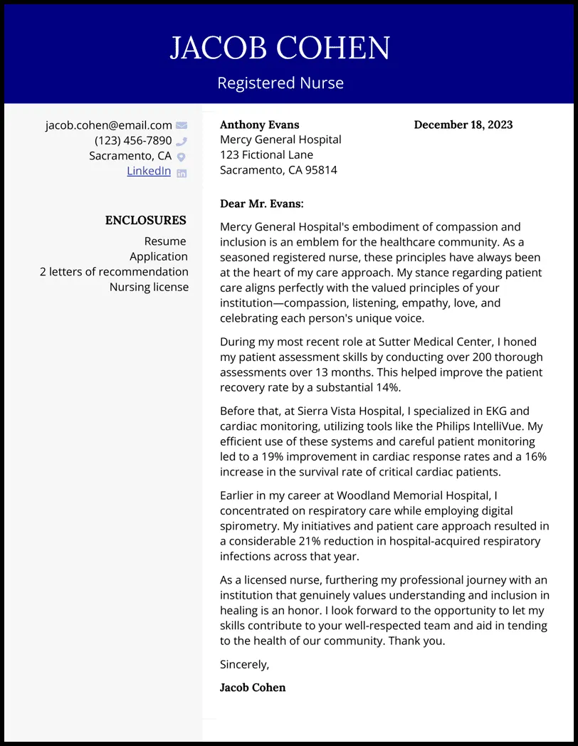 40941 highlighting skills cover letter