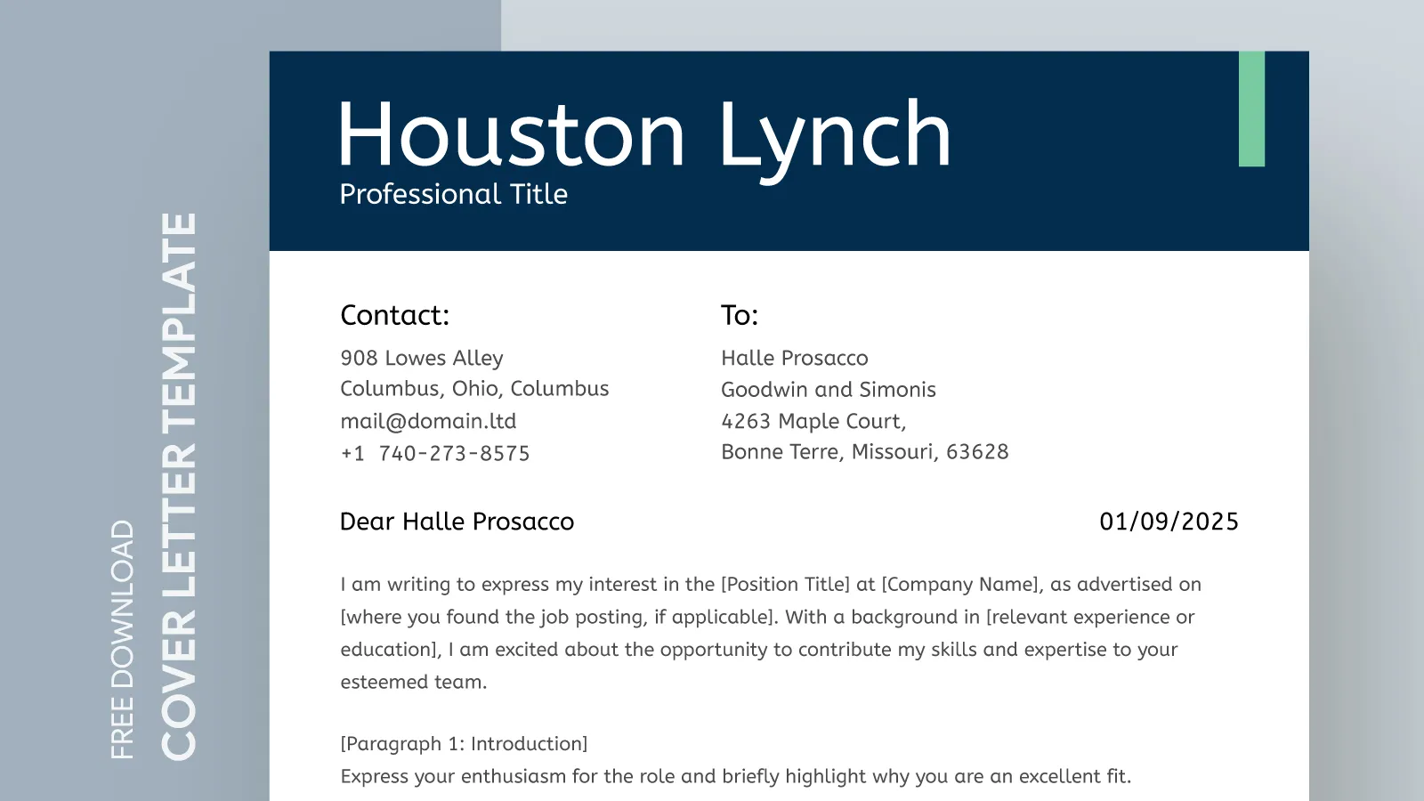 40947 google docs cover letter template free 6
