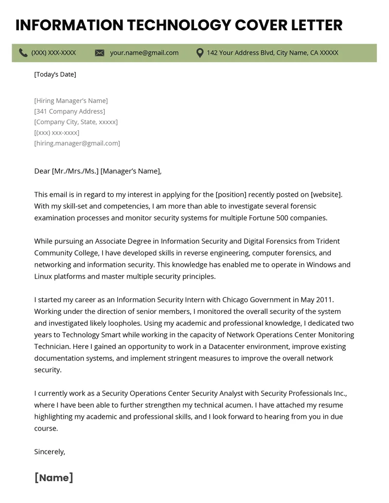 40950 cover letter it example