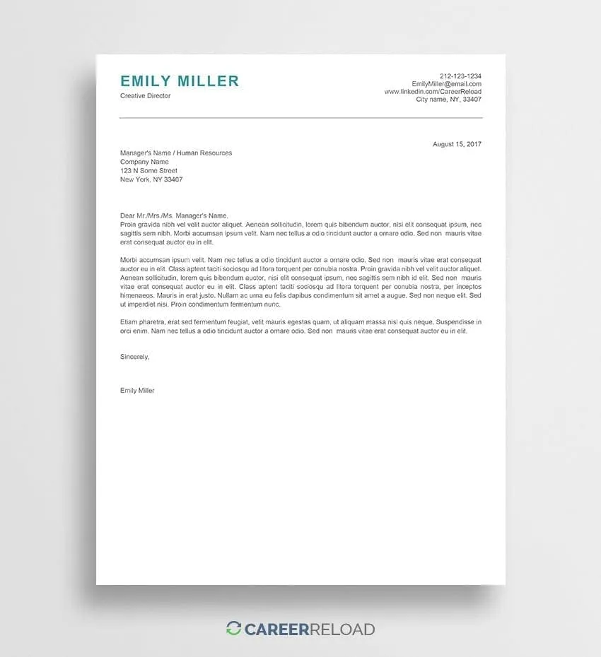 40951 cover letter template word 4