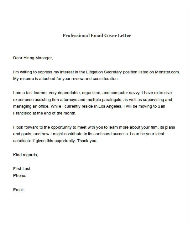 40961 email body example