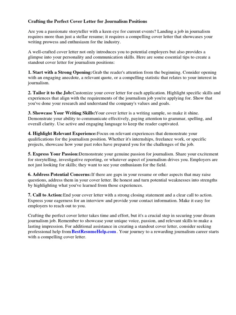 40966 cover letter importance