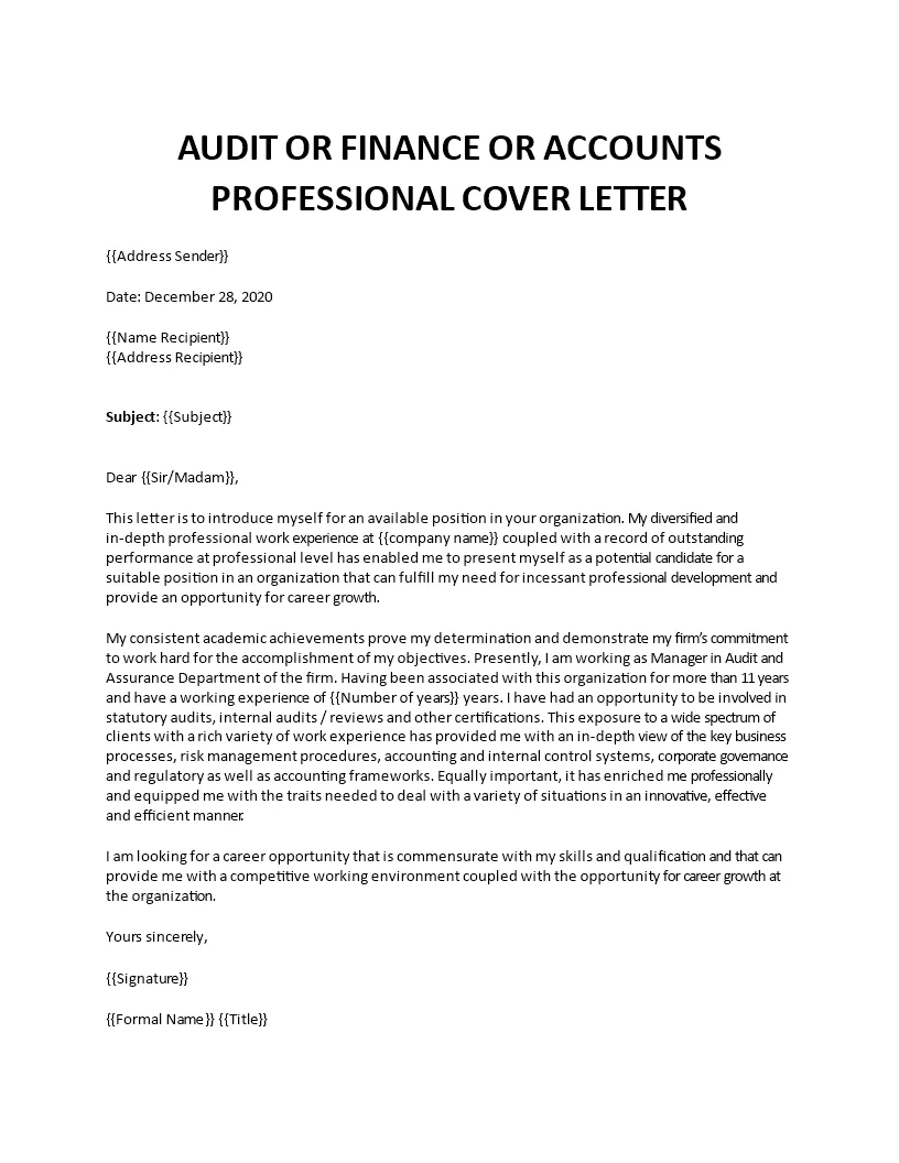 40967 cover letter audit mistakes 5