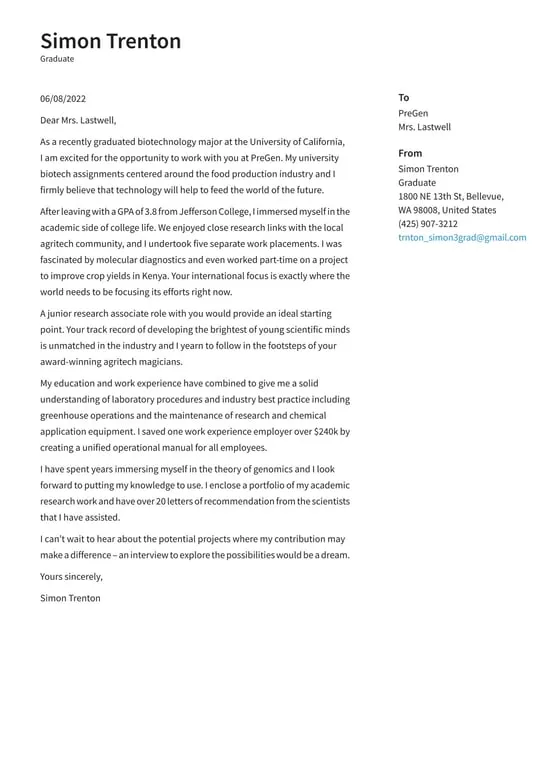 40968 cover letter keywords