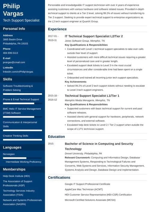 40969 tech support cover letter 5