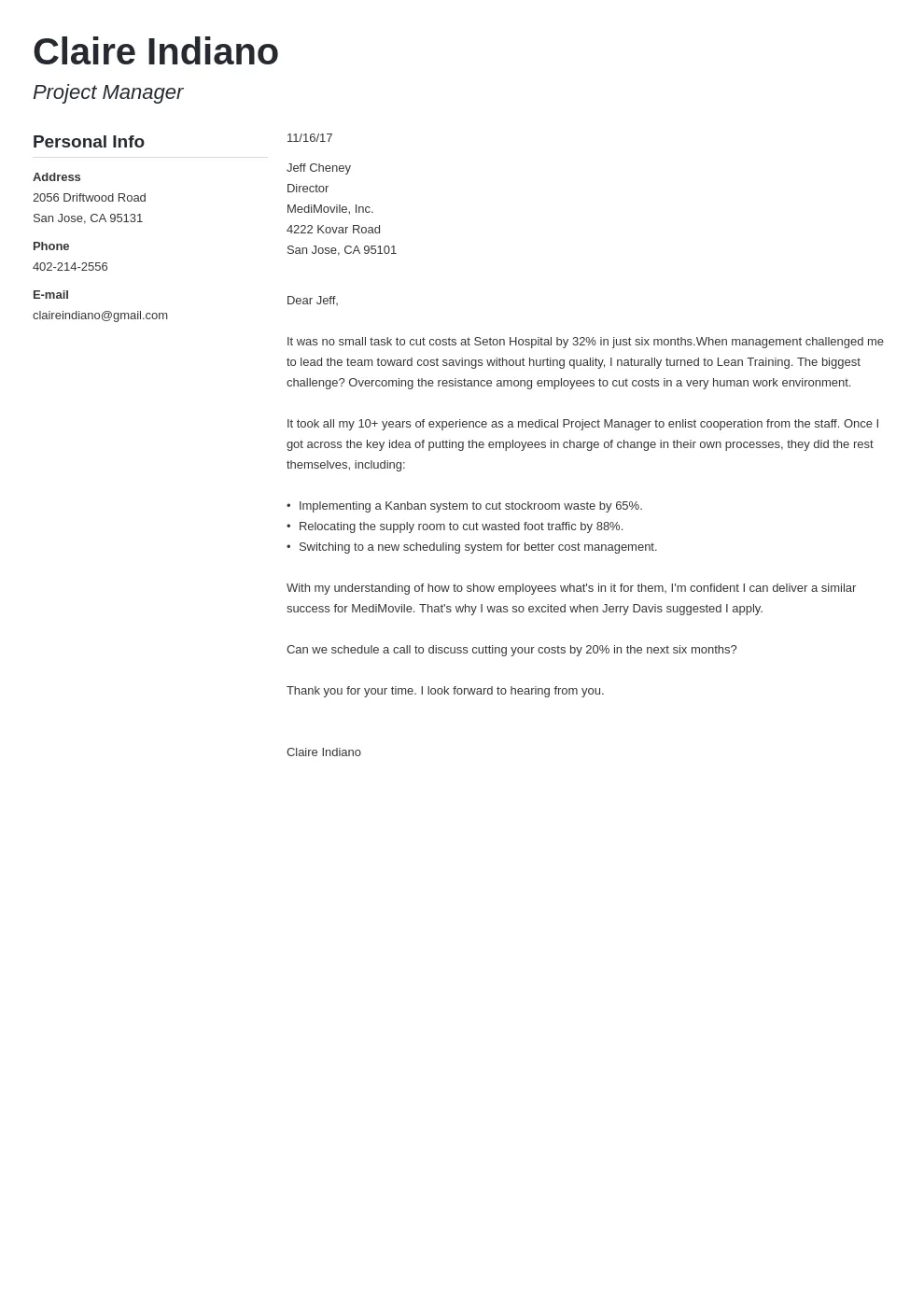 40970 tailoring cover letter