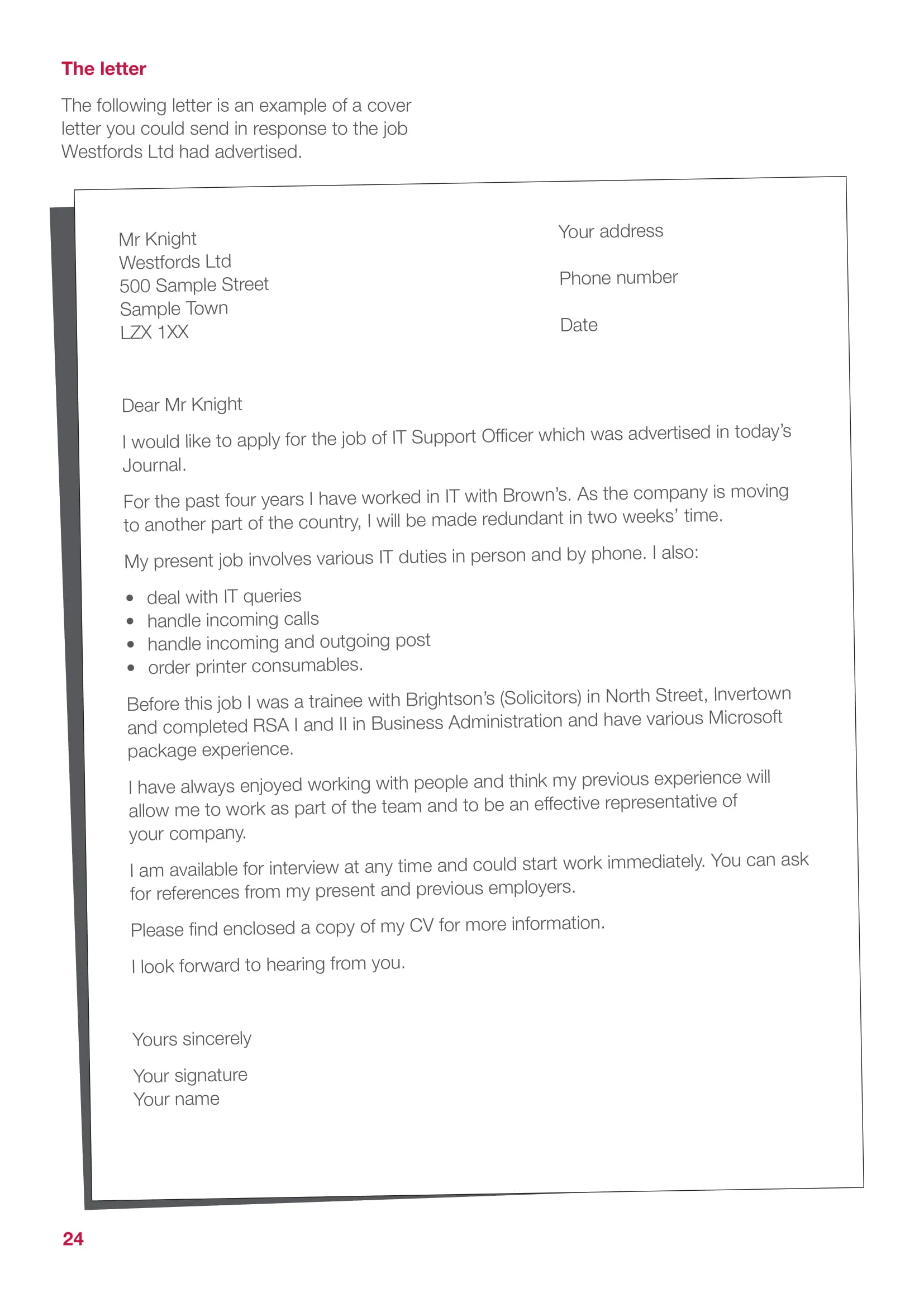 40972 cover letter example 1
