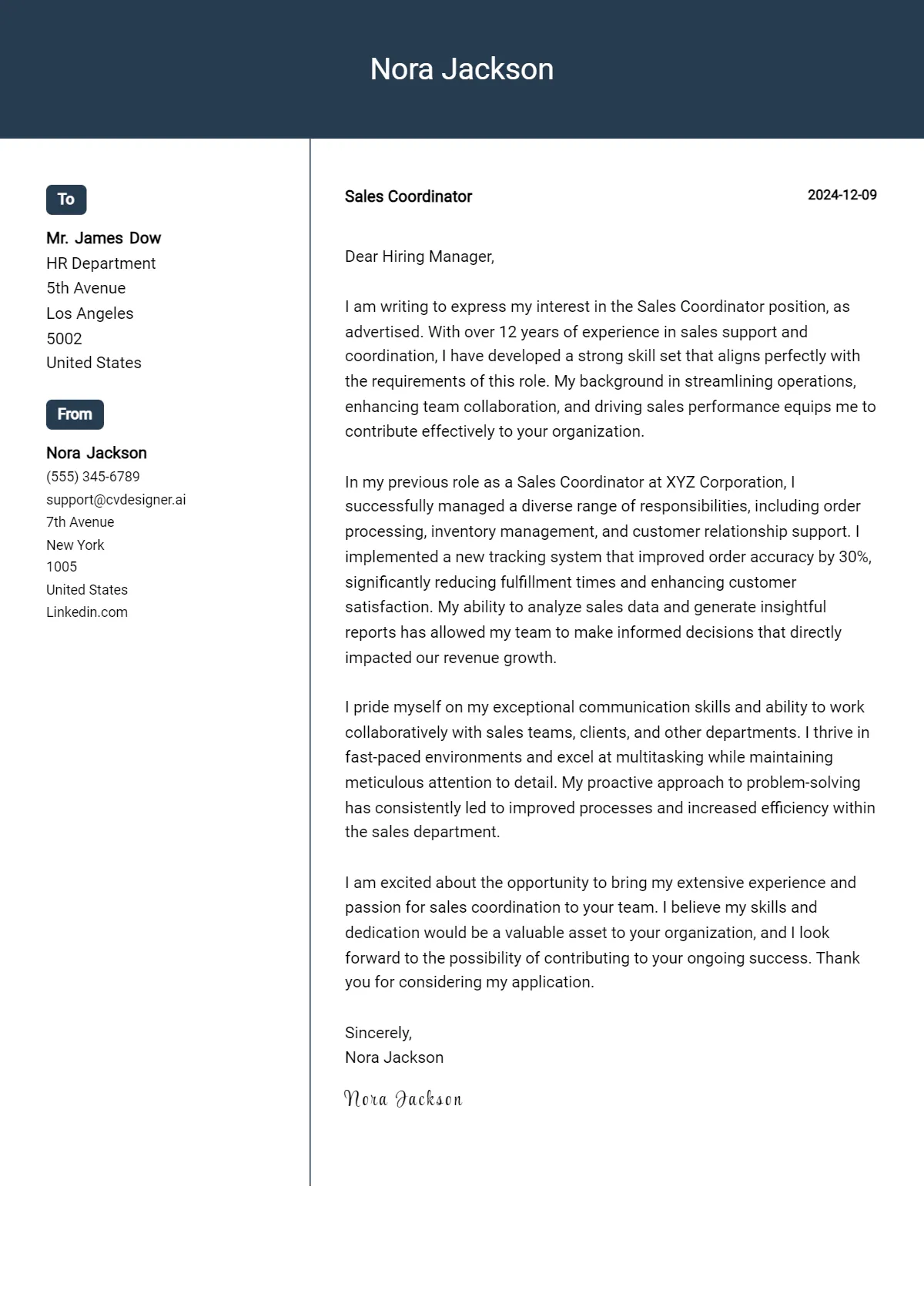 40976 cover letter sales coordinator image2