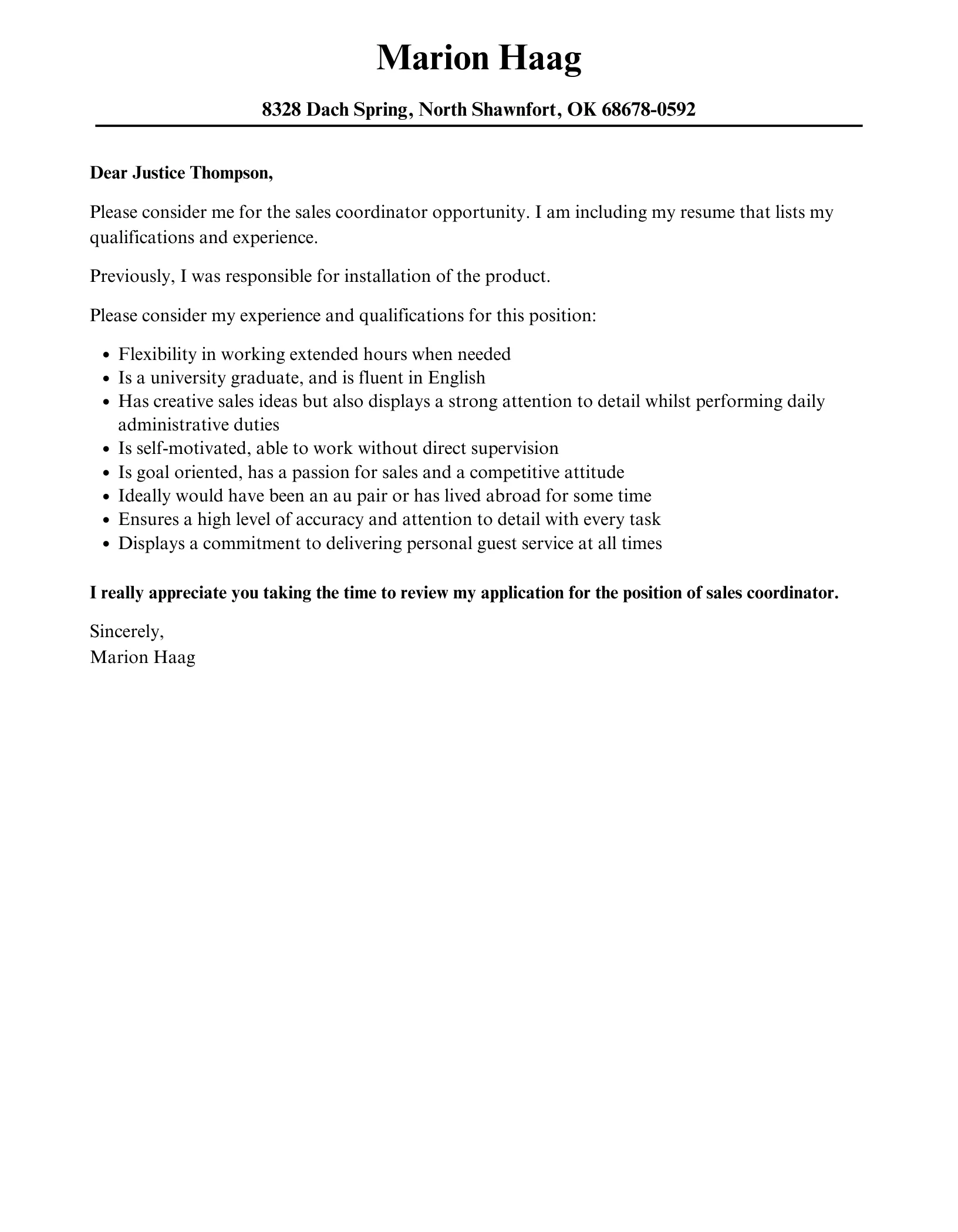 40976 cover letter sales coordinator image3