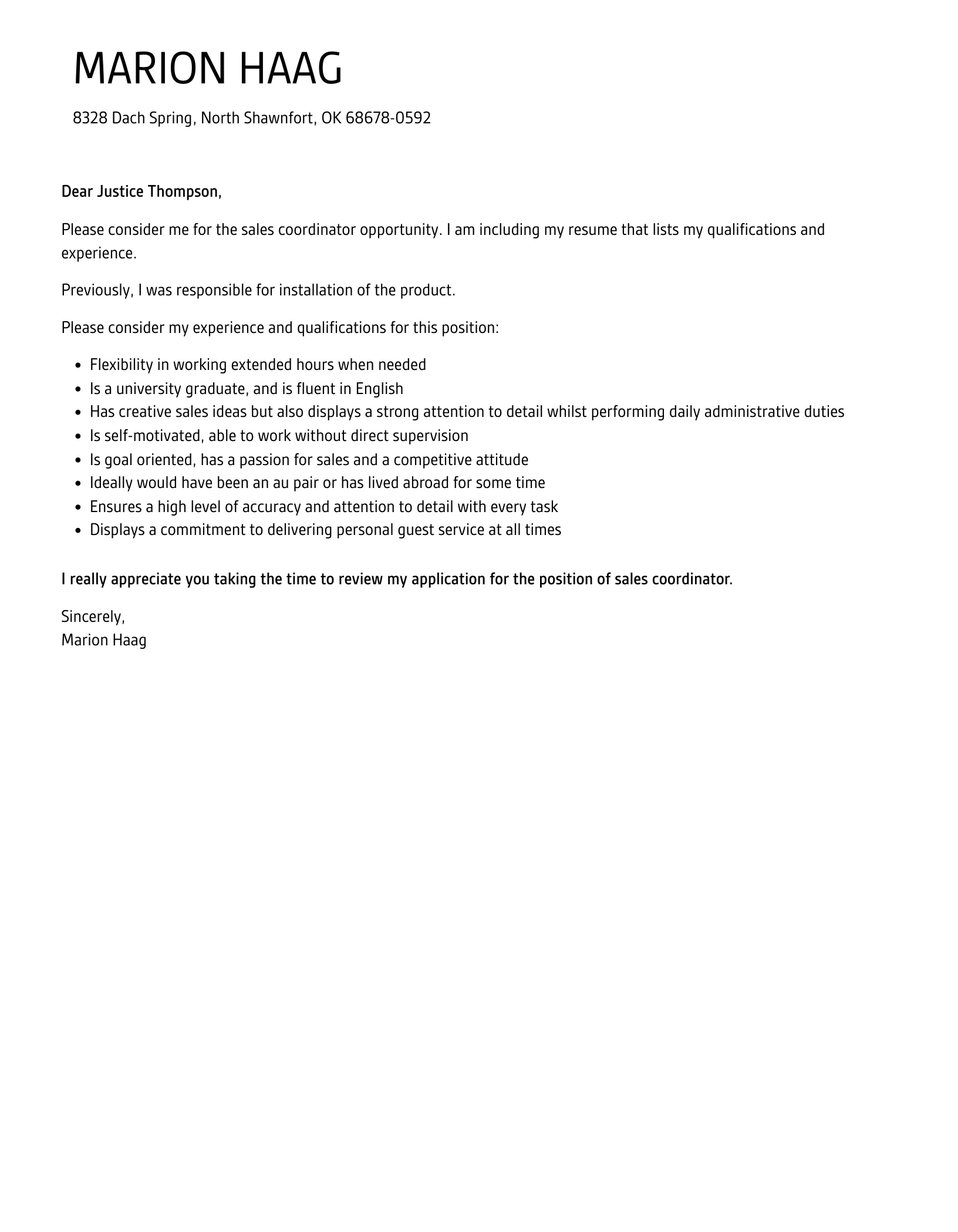 40976 cover letter sales coordinator image4
