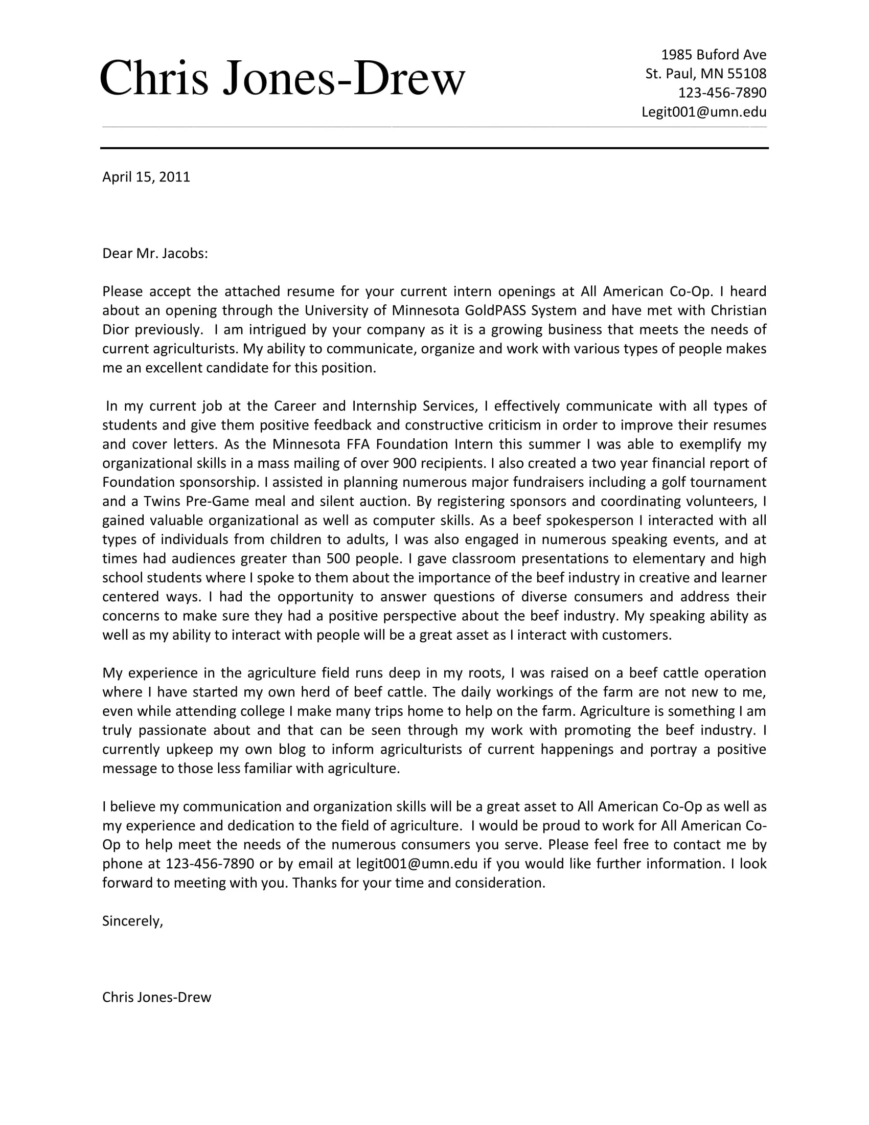 40980 cover letter opener importance