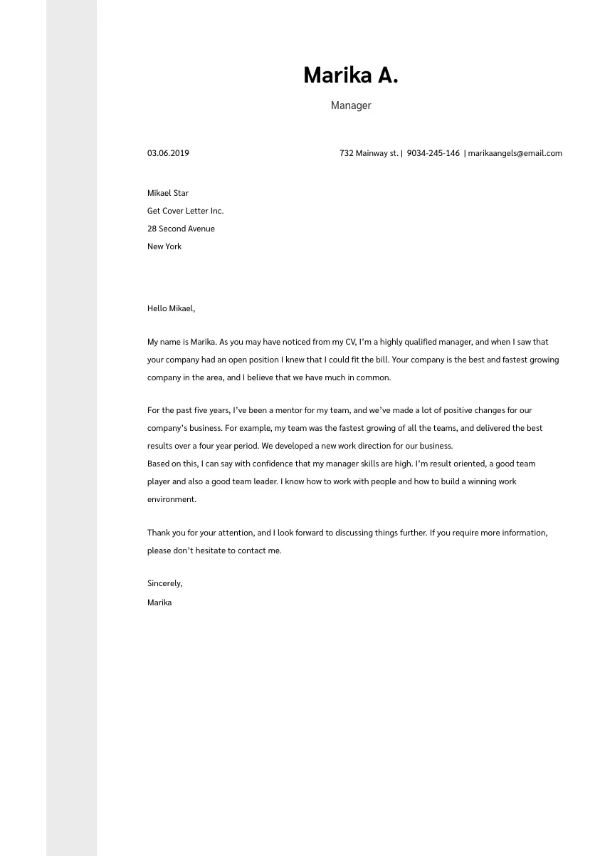 40987 tailoring cover letter