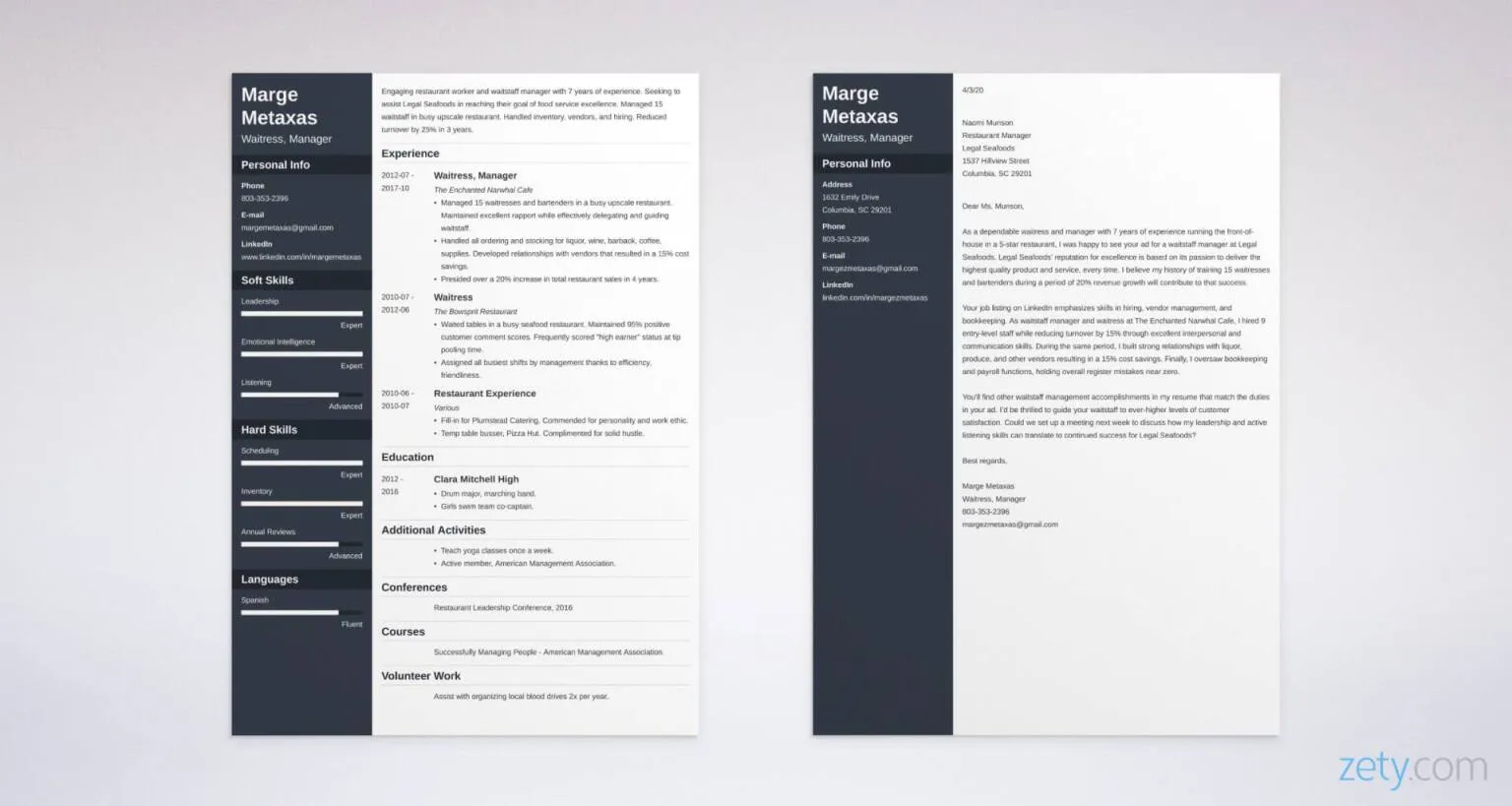 40992 cover letter server