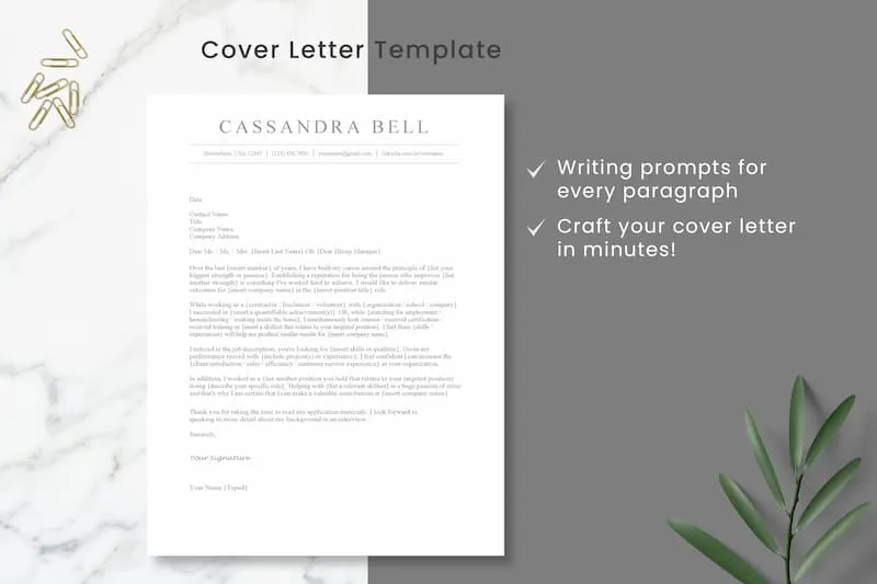40993 cover letter example