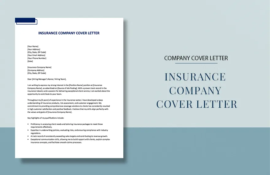 41005 health insurance cover letter examples