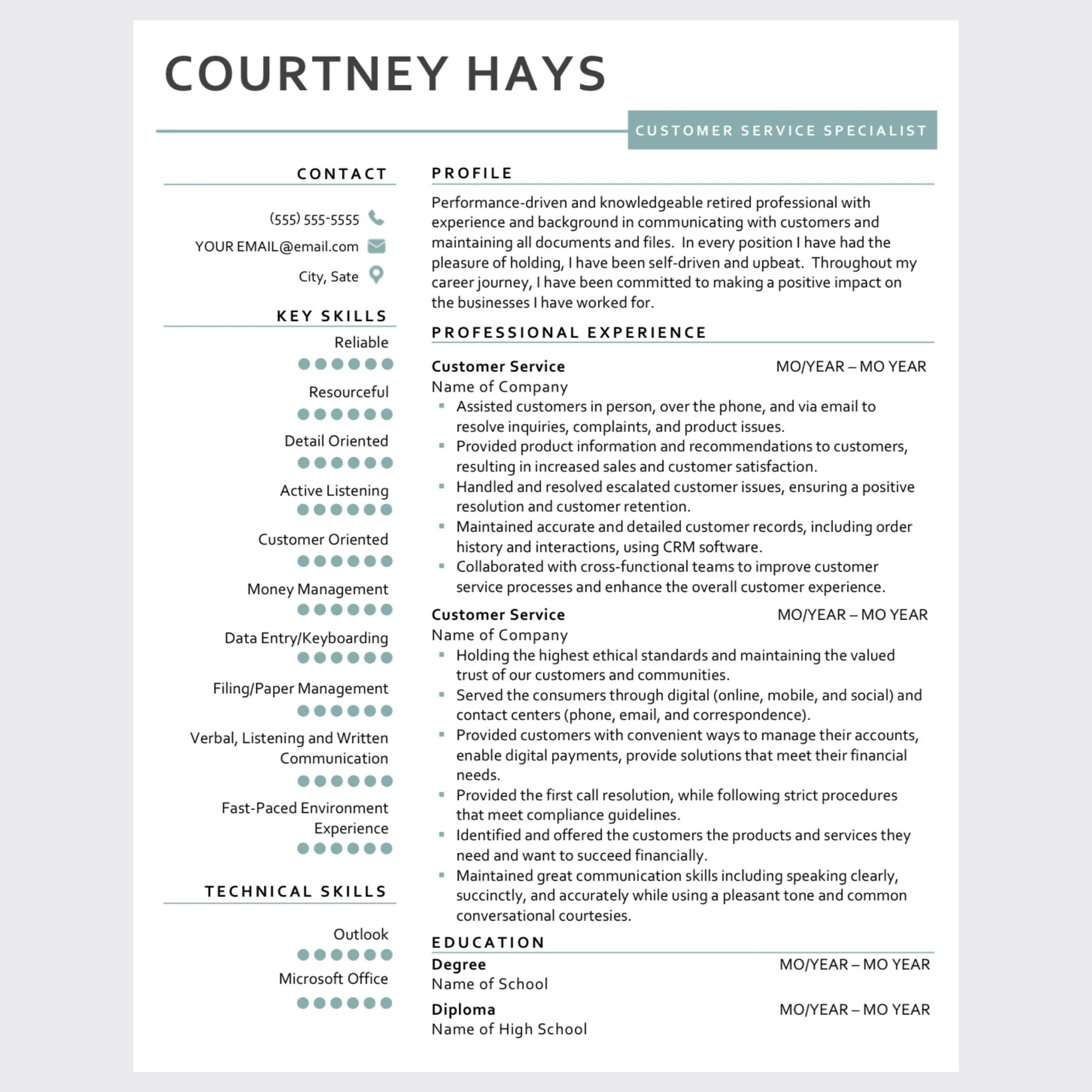41008 professional cover letter format