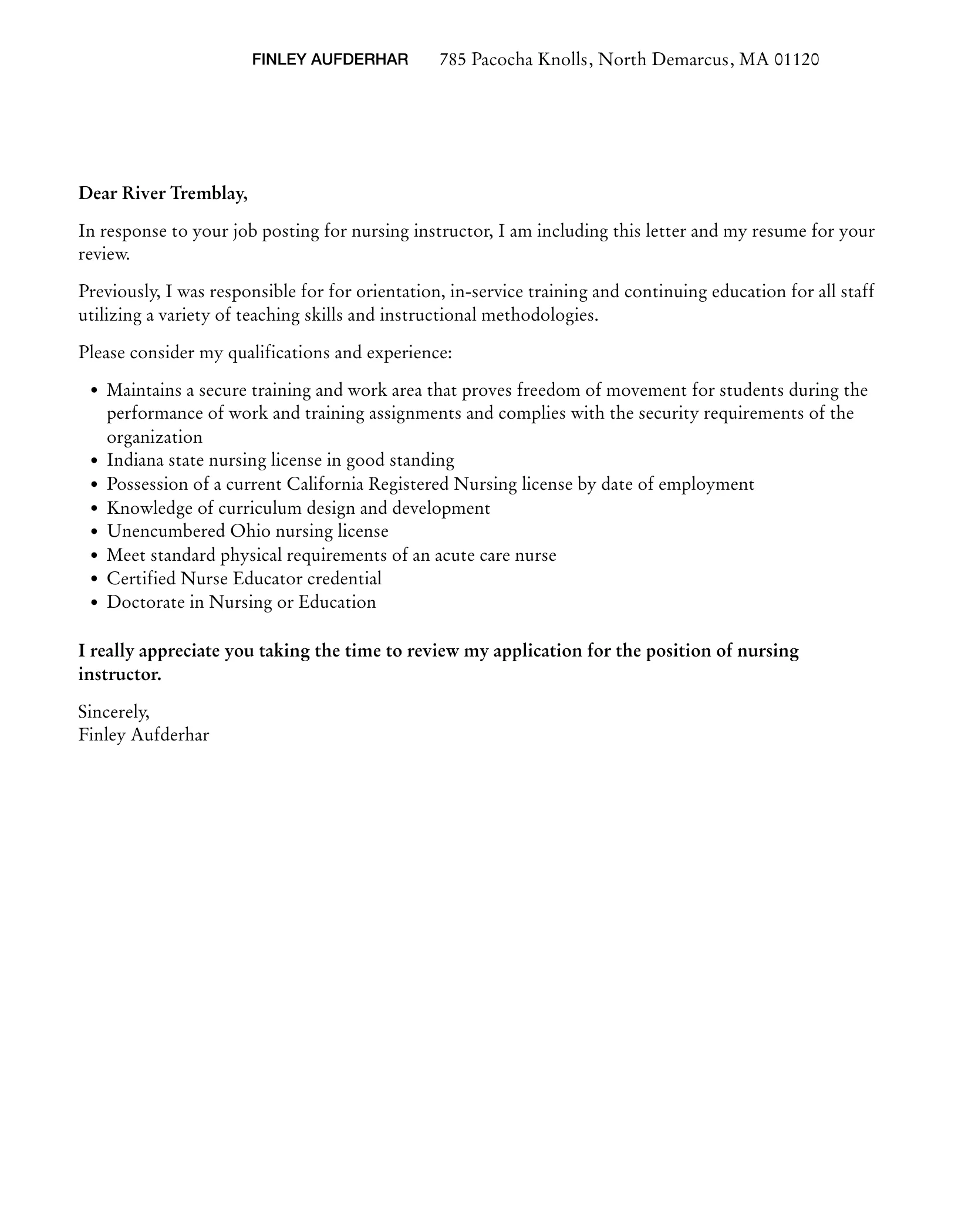 41009 instructor teaching experience