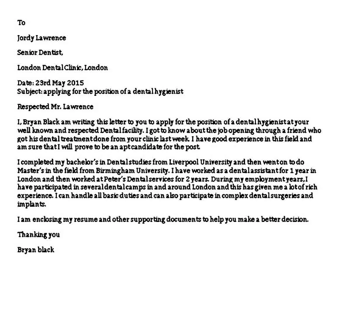 41013 professional cover letter format